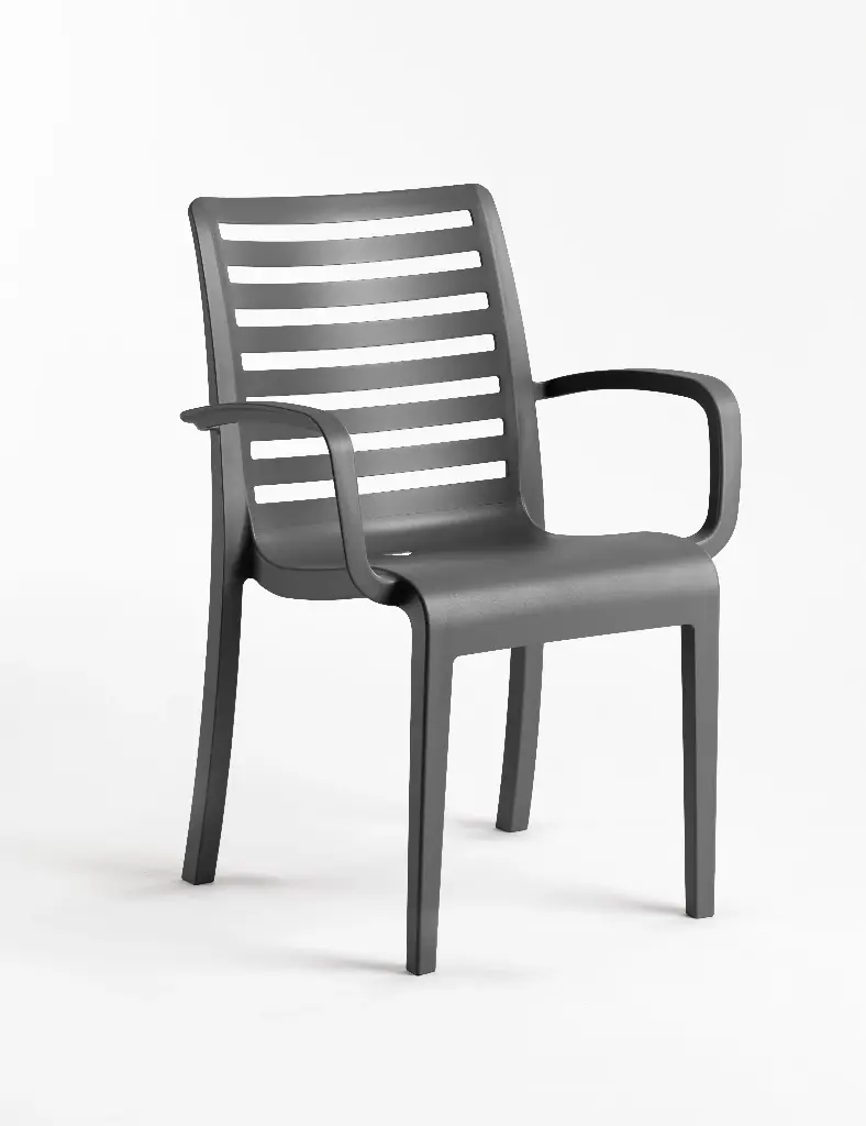 Slat armstoel