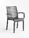 Slat armstoel