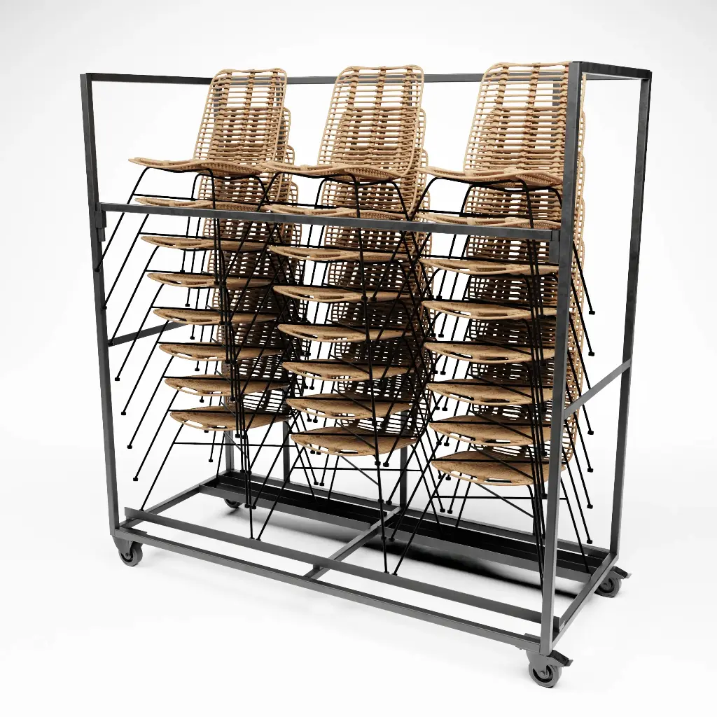 [FF KSPA24.STHA] Transportkar Palm stoelen/armstoelen