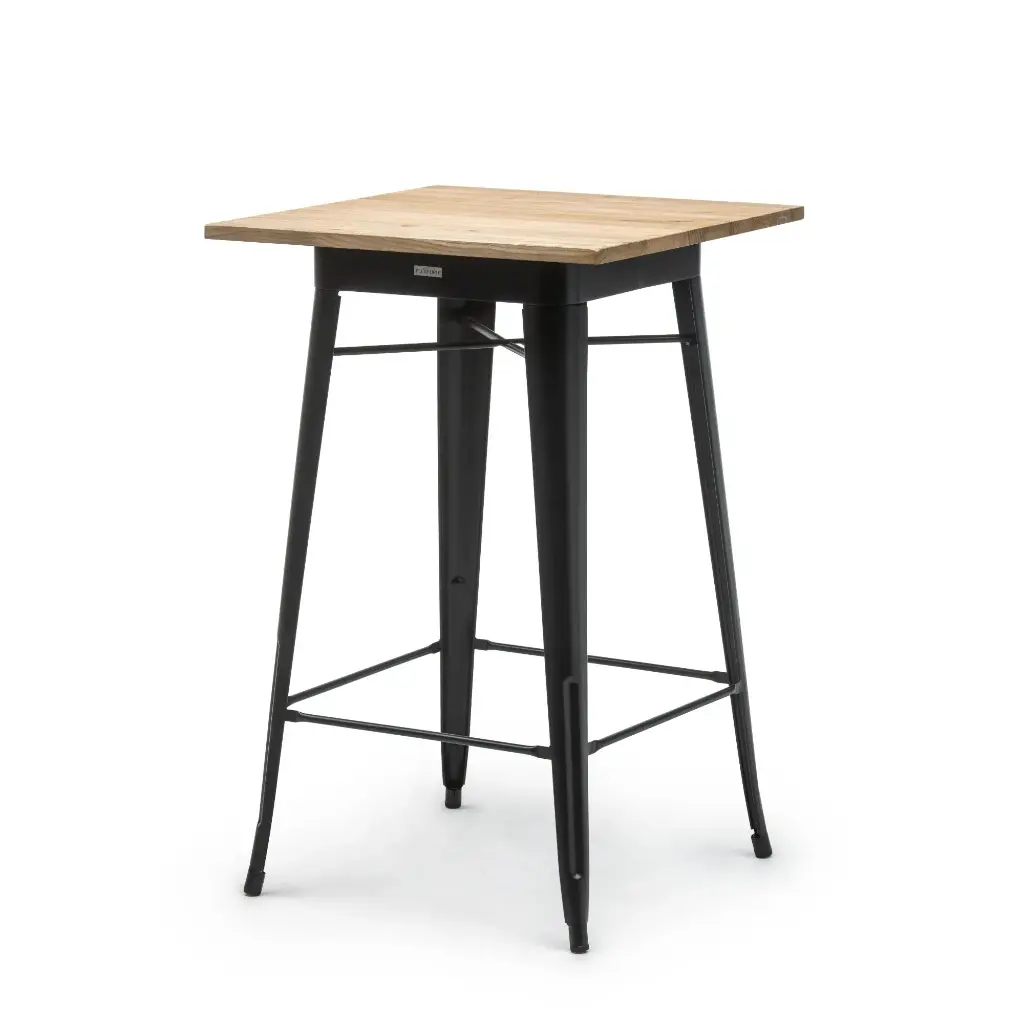 Tolix style tafel 70x70cm H110