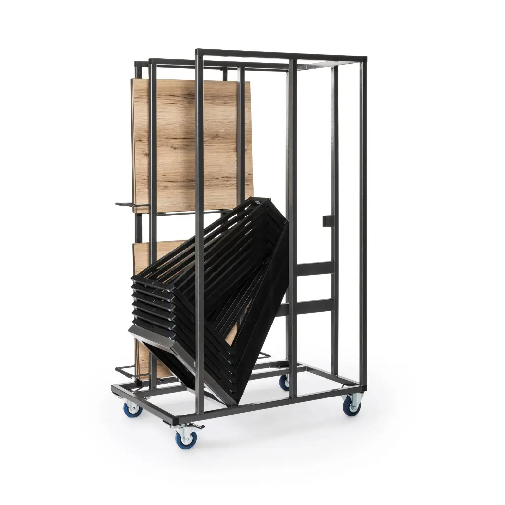 [FF KTLI10.STHA] Transportkar Linea tafels 10st