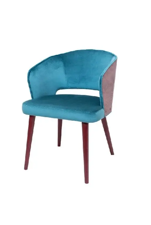 Marseille 3 round wood armstoel