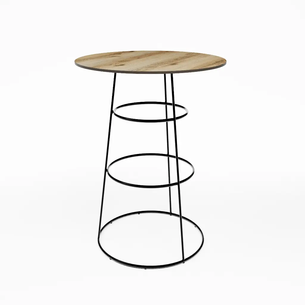 Alice party tafel o80cm H110cm (vast)