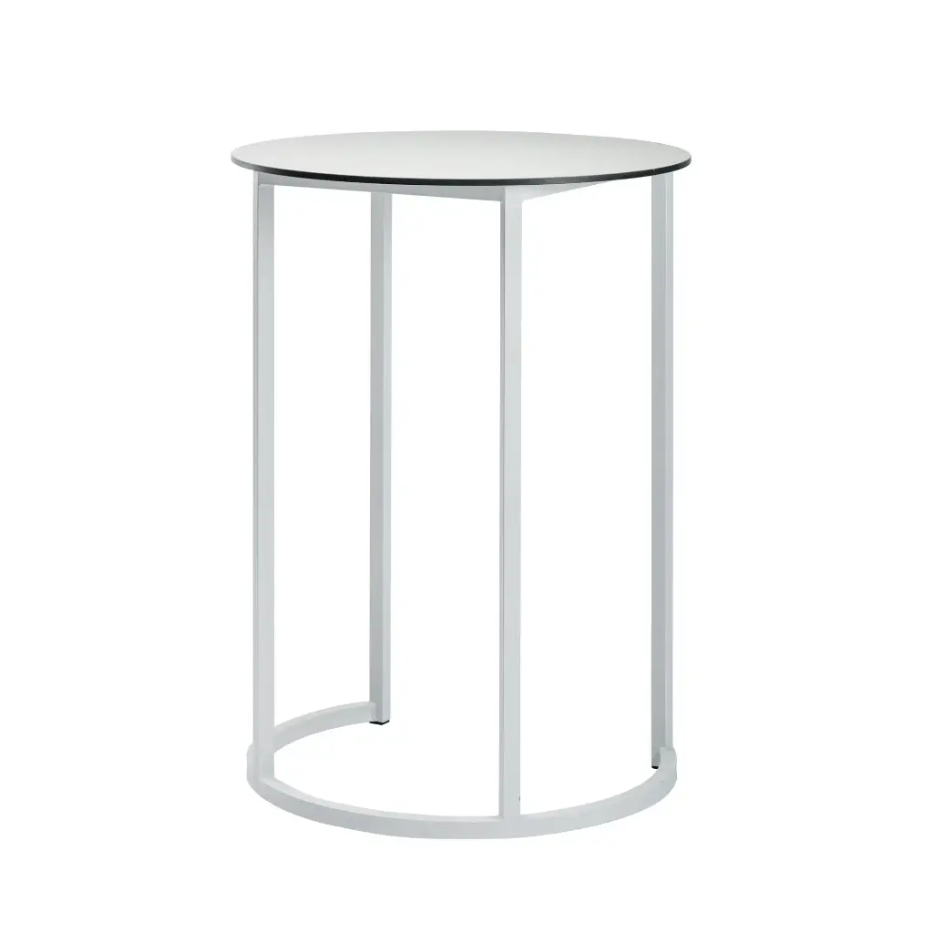 Kubo curve statafel o80cm (vast)