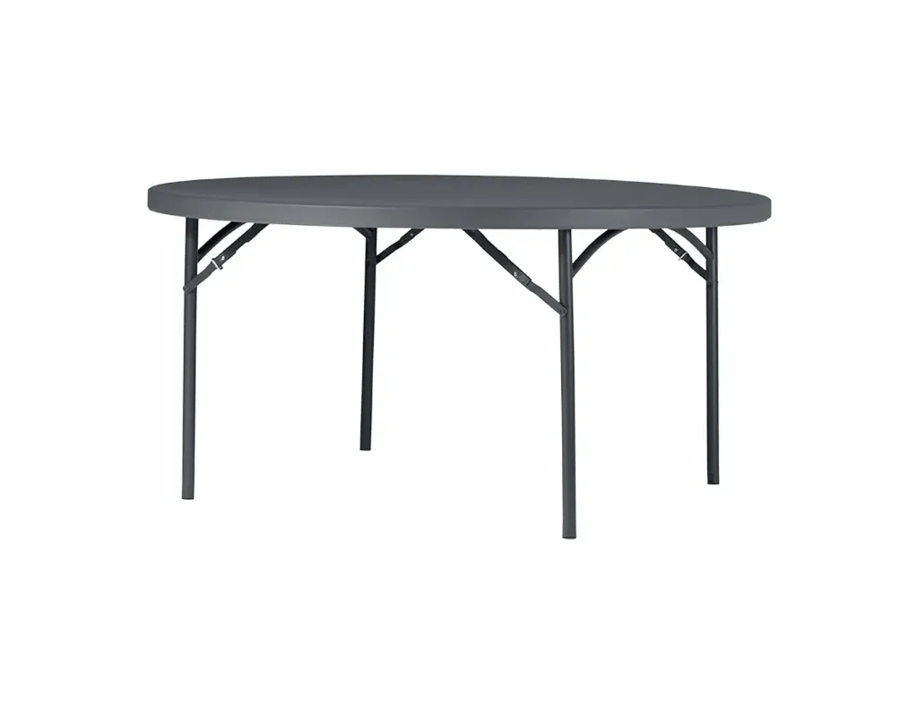Planet plooitafel HDPE antraciet