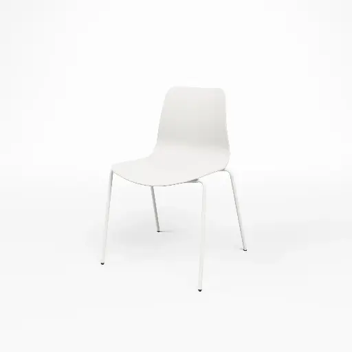 [FF SCU.STWHI WHI] Curvo stoel